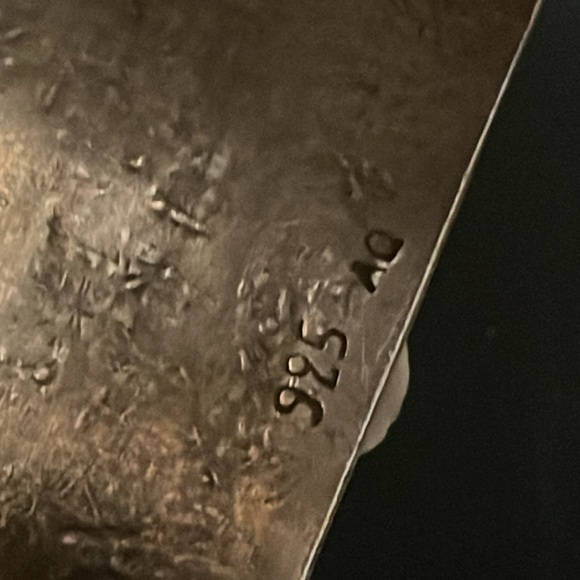 1940s Sterling silver bangle - Picture 3 of 4